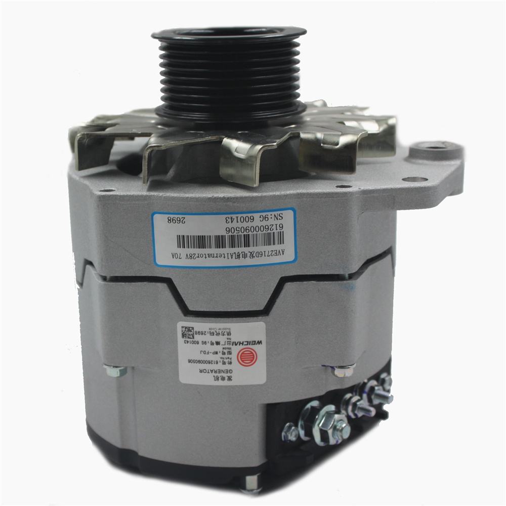 612600090506 Truck WD615 WP10 engine parts alternator para sa Weichai Sinotruck Shacman